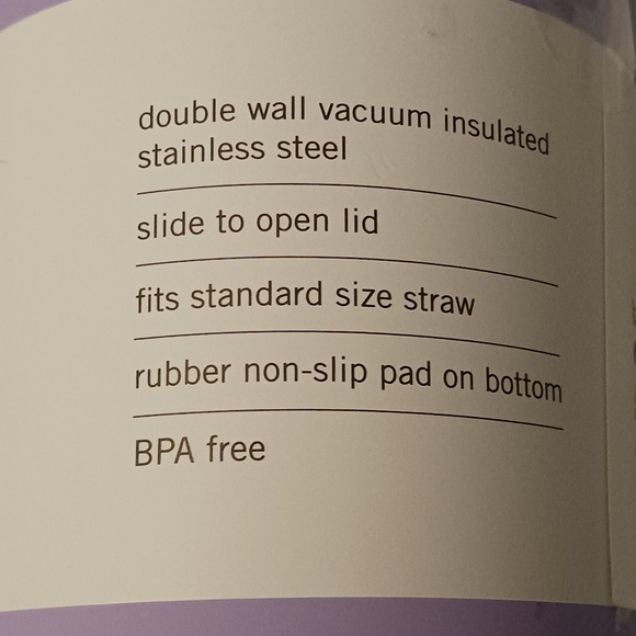 NWT!! BUILT 30oz Tumbler (Lavender in Colot) - Picture 5 of 7